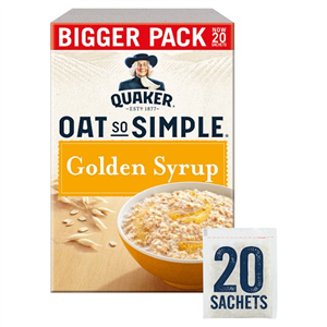 Quaker Oat So Simple 20 Golden Syrup Porridge Sachets 720G