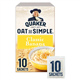 Quaker Oat So Simple Banana Porridge 10 Sachets 348G