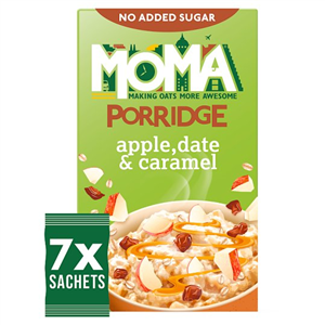 Moma Jumbo Oat Porridge Apple Date & Caramel 7 X 35G