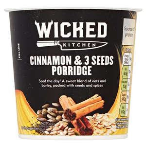 Wicked Kitchen Cinnamon & 3 Seeds Porridge 70g