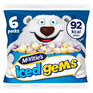 Mcvities Iced Gems 6X23g