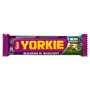 Yorkie Raisin & Biscuit Chocolate Bar 44G