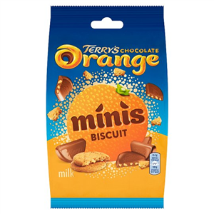 Terry's Milk Chocolate Orange Minis Biscuits 115G