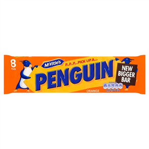 Mcvities Penguin Orange Chocolate Biscuit 8 Pack 196.8G