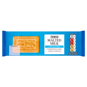 Tesco Malted Milk Biscuits 200G