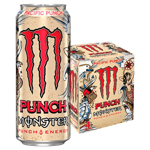 Monster Pacific Punch Energy Drink 4 X 500Ml