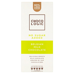 Chocologic No Added Sugar Milk Chocolate Bar 80G