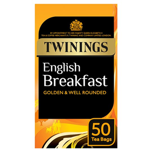 Twinings English Breakfast 50 Teabags 125G