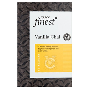 Tesco Finest Vanilla Chai 50 Tea Bags 125G