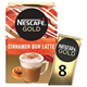 Nescafe Gold Cinnamon Bun Latte Instant Coffee 8X19.5G