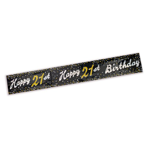 Happy 21st Birthday Banner