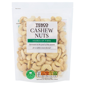 Tesco Cashew Nuts 200G