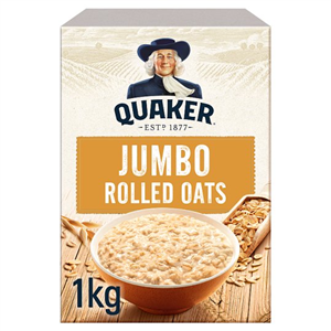 Quaker Jumbo Rolled Oats Porridge 1Kg