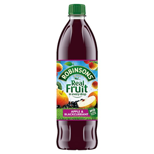 Robinsons Apple & Blackcurrant No Added Sugar 1L