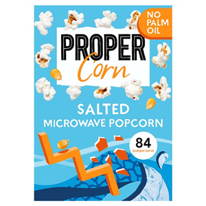 Propercorn Salted Microwave Popcorn 3X70g