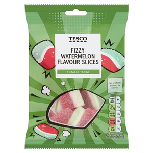 Tesco Fizzy Watermelon Slices 75G