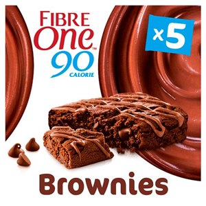 Fibre One Chocolate Fudge Brownie Reduced Sugar 5 X 24g