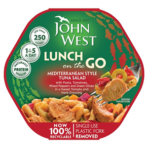 John West Light Lunch Mediterranean Style Tuna Salad 220g