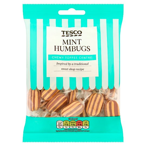 Tesco Mint Humbugs 200g