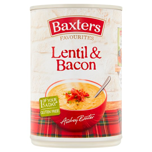 Baxters Favourites Lentil & Bacon Soup 400g