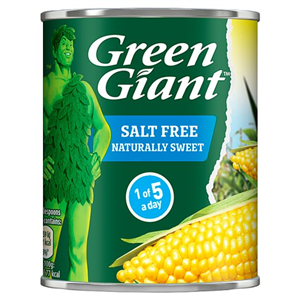 Green Giant Salt Free Sweetcorn 198g