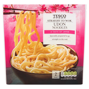 Tesco Straight To Wok Udon Noodles 300G