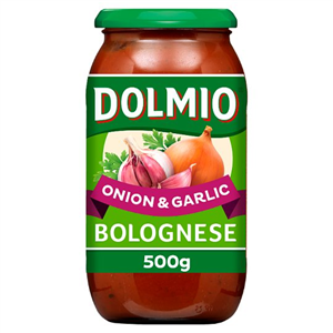 Dolmio Bolognese Onion & Garlic Pasta Sauce 500g