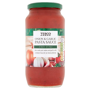 Tesco Onion & Garlic Pasta Sauce 500G