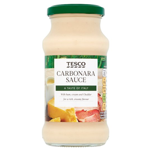 Tesco Carbonara Sauce 340G