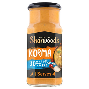 Sharwoods Korma 30% Less Fat Cooking Sauce 420g